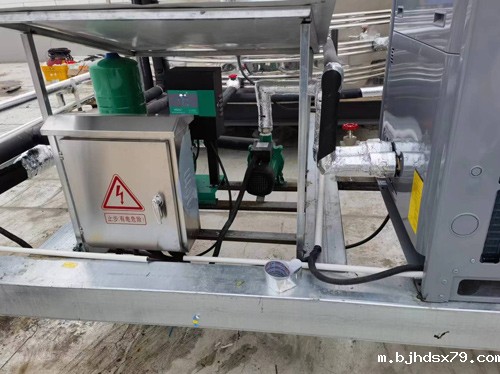 安徽越洋达新能源科技有限公司空气能热水器实装图